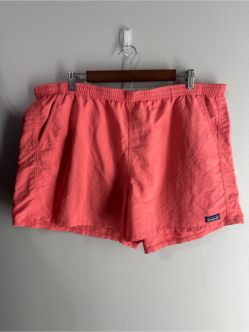 Vintage Patagonia Mens XXL Baggies Shorts 4" Inseam Coral Pink 2XL